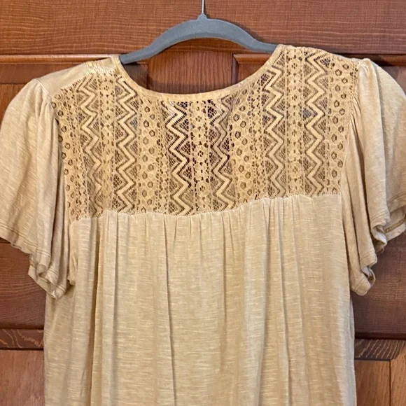 Knox Rose Mustard Embroidered Blouse - Picture 5 of 7